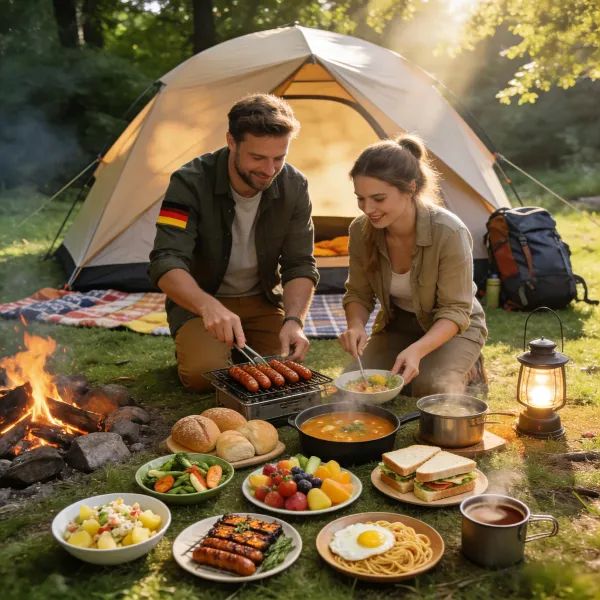 was kann man beim campen kochen