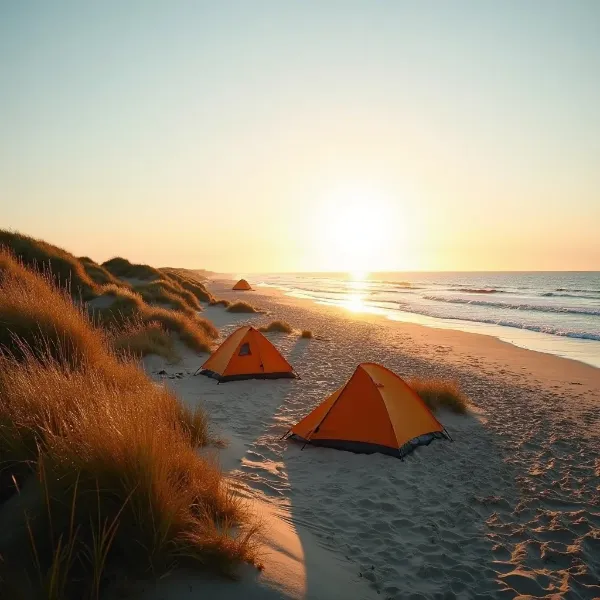 am strand campen dänemark