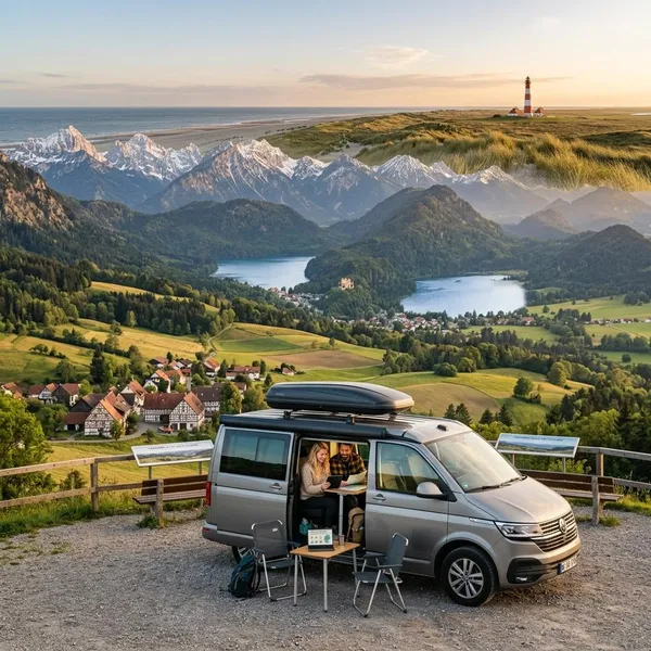 So planen Sie Ihre Camperreise durch Deutschland