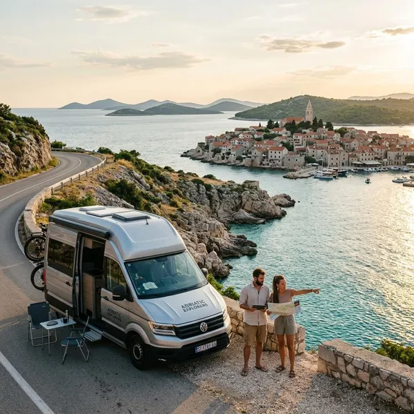 Die beste Route mit dem Camper durch Kroatien