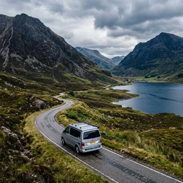 Fahren mit dem Camper in Schottland