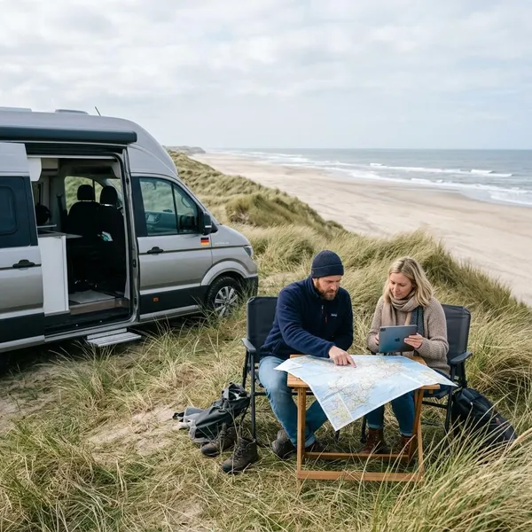 Kosten für einen Campertrip an die Nordsee