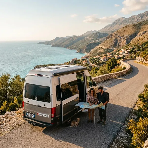 mit dem camper durch albanien