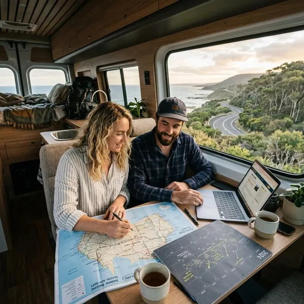 Die beste Route durch Australien wählen