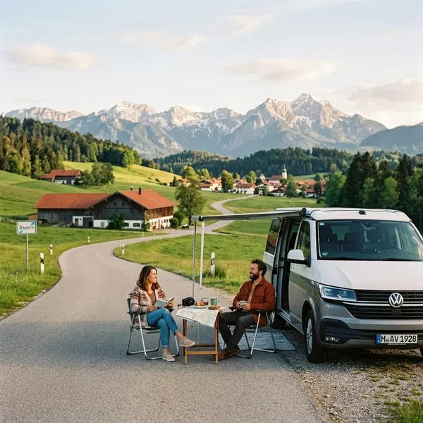 mit dem camper durch bayern