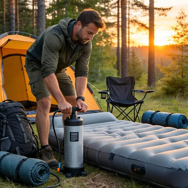 Warum eine Luftmatratze mit Pumpe für Camping so praktisch ist