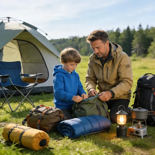 Wichtige Ausrüstung für Camping mit Kindern