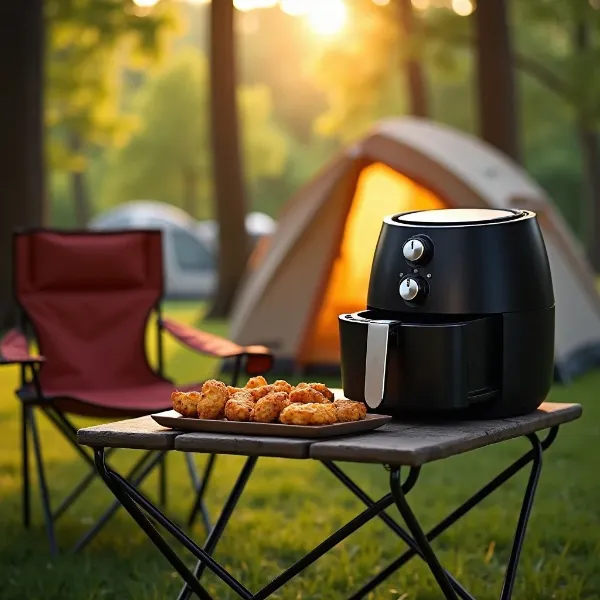 welche heißluftfritteuse für camping
